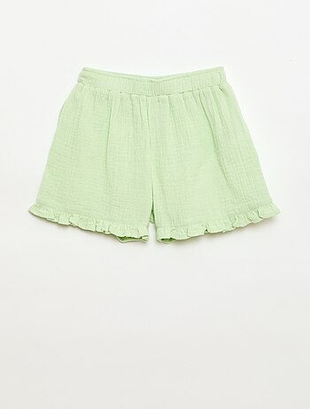 Completo blusa + shorts tinta unita - 2 pezzi