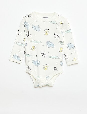 Completo body a maniche lunghe + salopette con piedini