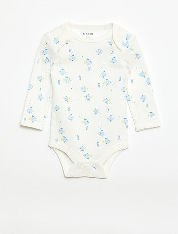 Completo body a maniche lunghe + salopette con piedini