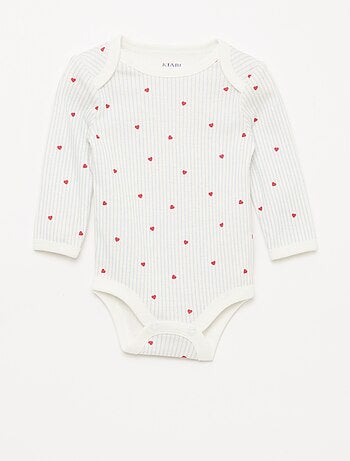 Completo body a maniche lunghe + salopette con piedini