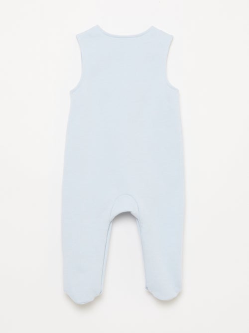 Completo body a maniche lunghe + salopette con piedini - Kiabi Completo body a maniche lunghe + salopette con piedini - Kiabi
