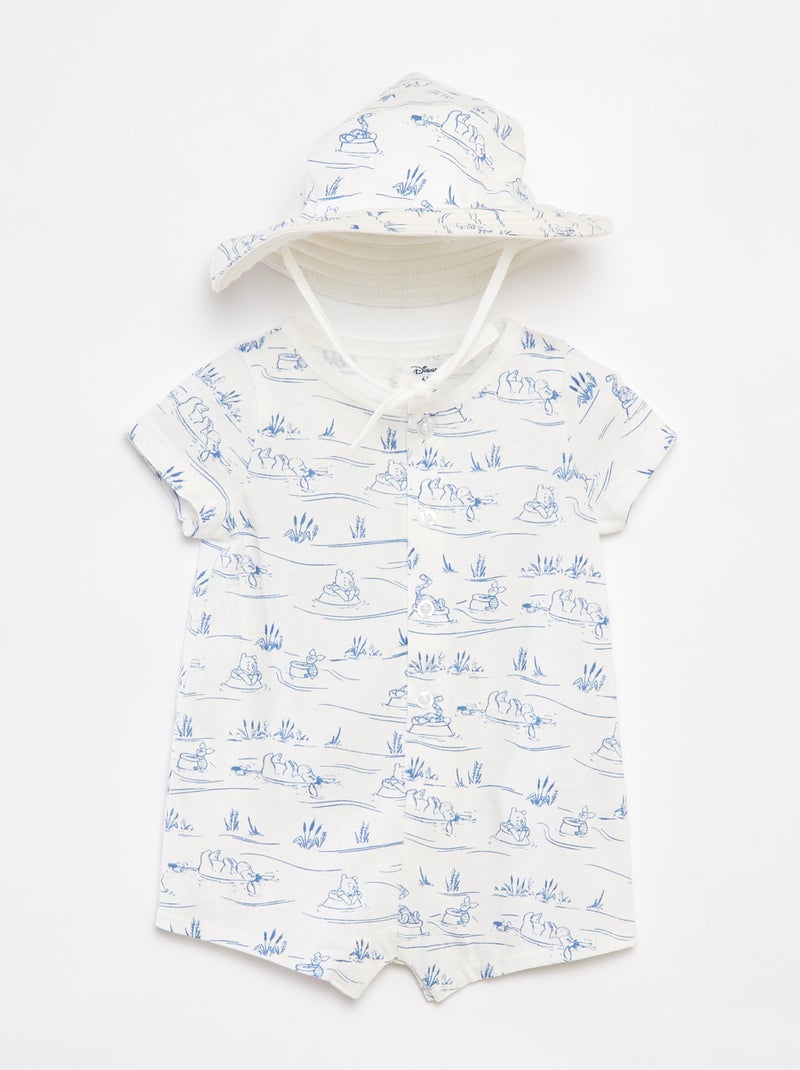 Completo body + cappello 'Disney' - 2 pezzi BIANCO - Kiabi