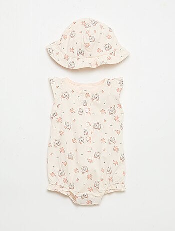 Completo body + cappello 'Marie' 'Disney' - 2 pezzi