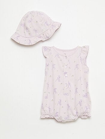 Completo body + cappello 'Marie' 'Disney' - 2 pezzi