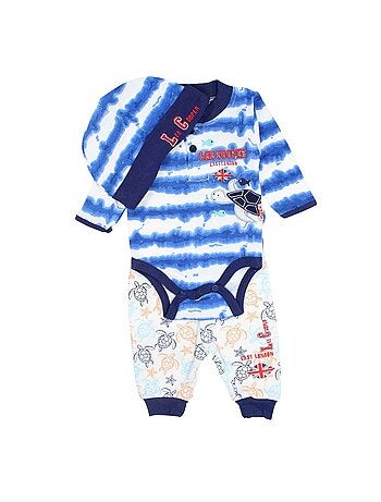 Completo body e leggings con cappellino neonato Lee Cooper