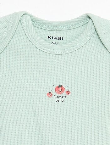 Completo body trasformabile + tutina in maglia a costine