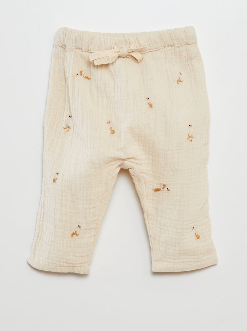 Completo body + pantaloni - 2 pezzi BIANCO - Kiabi