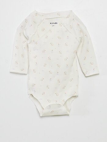 Completo body + pantaloni con piedini + cuffietta