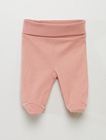 Completo body + pantaloni con piedini + cuffietta