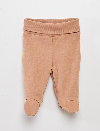 Completo body + pantaloni con piedini + cuffietta