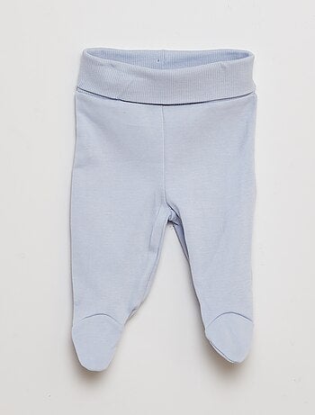 Completo body + pantaloni con piedini + cuffietta