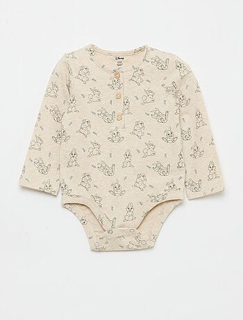 Completo body + salopette in maglia + berretto 'Disney' - 3 pezzi