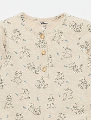 Completo body + salopette in maglia + berretto 'Disney' - 3 pezzi