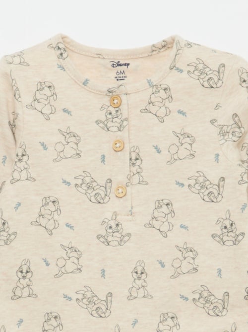 Completo body + salopette in maglia + berretto 'Disney' - 3 pezzi - Kiabi