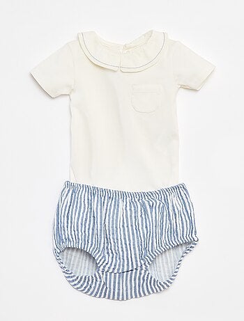 Completo body + slip - 2 pezzi