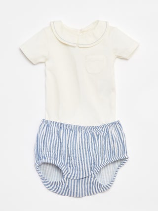 Completo body + slip - 2 pezzi