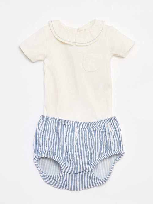 Completo body + slip - 2 pezzi - Kiabi