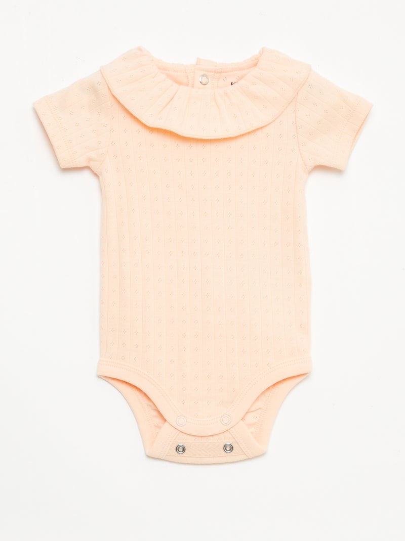 Completo body trasformabile + tutina in maglia a costine Arancione - Kiabi