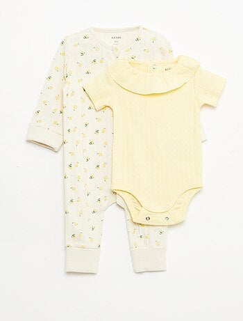 Completo body trasformabile + tutina in maglia a costine