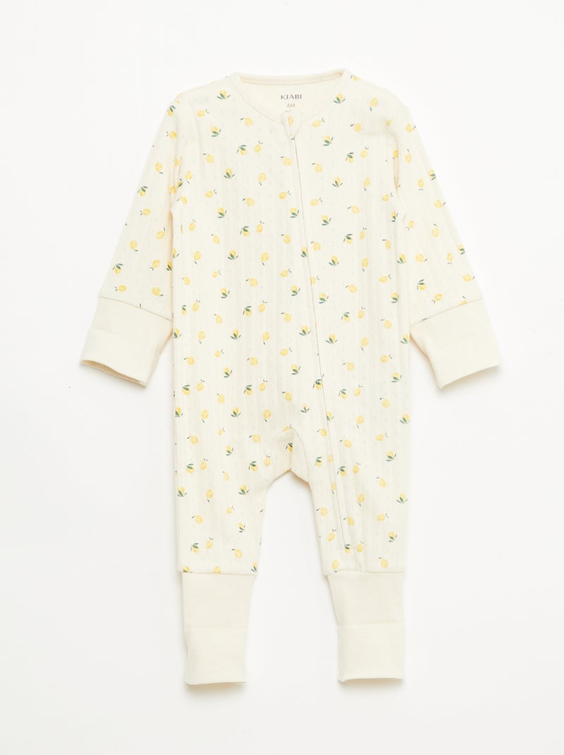 Completo body trasformabile + tutina in maglia a costine Giallo - Kiabi