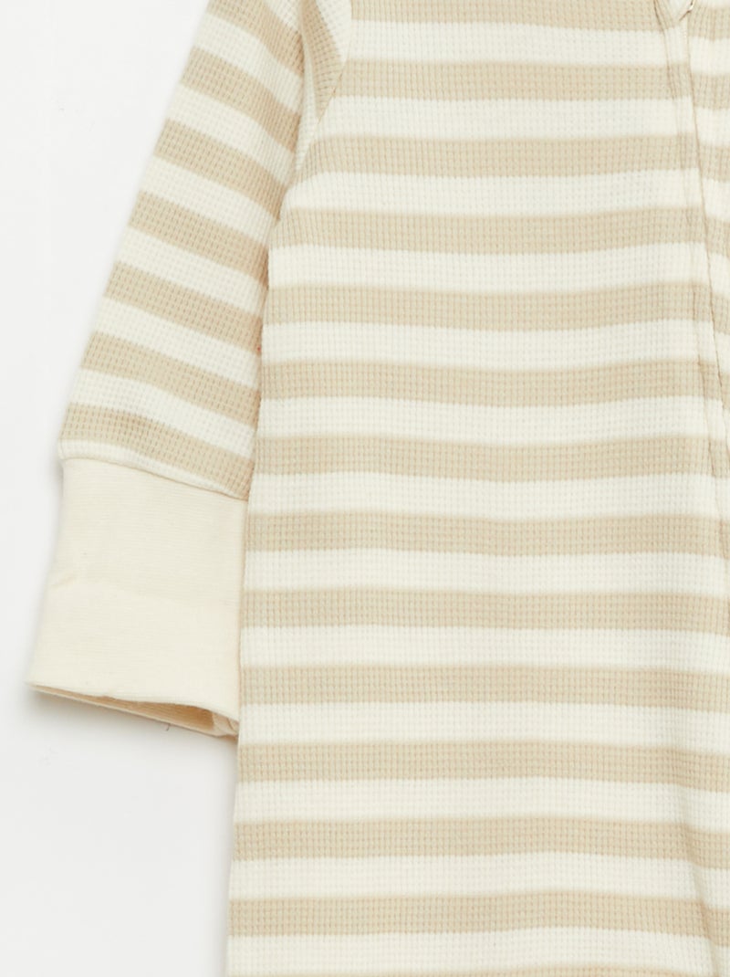 Completo body trasformabile + tutina in maglia a costine Marrone - Kiabi