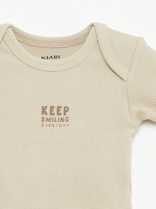 Completo body trasformabile + tutina in maglia a costine - Kiabi