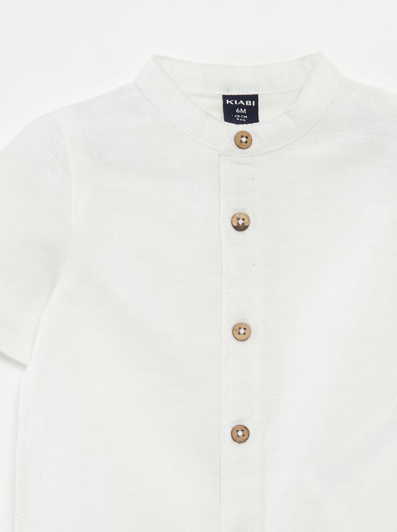 Doudou Camicia con colletto alla coreana 2Q5800 main image 1