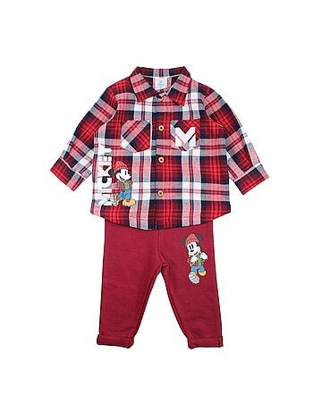 Completo camicia e pantaloni bebè bambino Il Re Leone