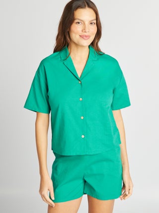 Completo camicia + shorts - 2 pezzi