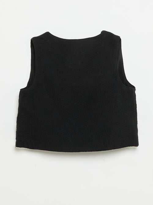 Completo canotta + cardigan senza maniche - Kiabi