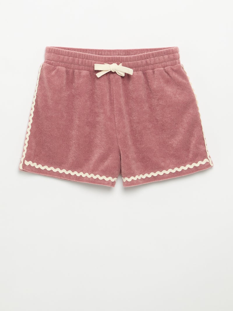 Completo canotta e shorts in spugna - 2 pezzi Rosa - Kiabi
