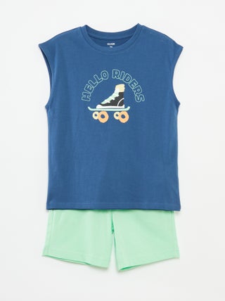 Completo canotta + shorts - 2 pezzi