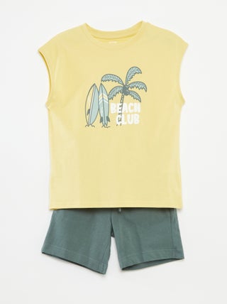 Completo canotta + shorts - 2 pezzi