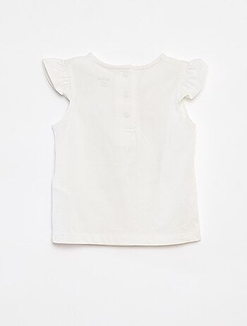 Completo canotta + shorts con stampa 'Minou'