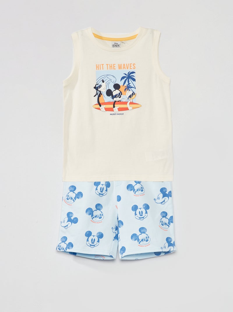 Completo canotta + shorts 'Topolino' - 2 pezzi BEIGE - Kiabi