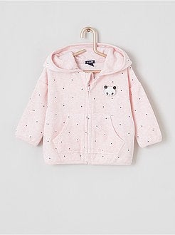 Completo cardigan + pantaloni 'panda' - Kiabi