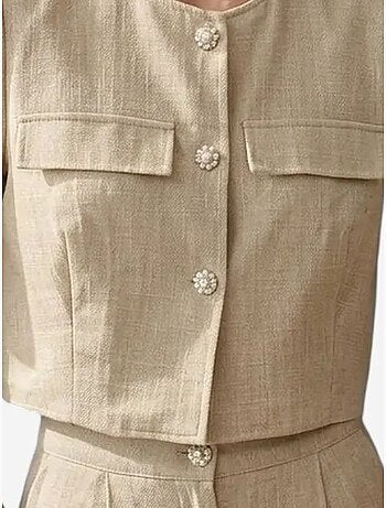 Completo con camicia e shorts in popeline di cotone my fashion
