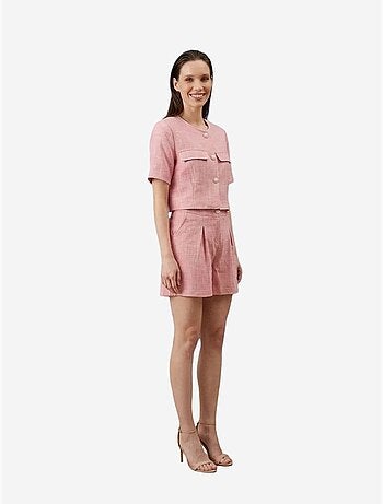 Completo con camicia e shorts in popeline di cotone my fashion