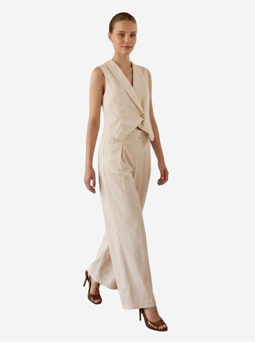 Completo con gilet senza maniche e pantaloni a gamba ampia my fashion - Kiabi