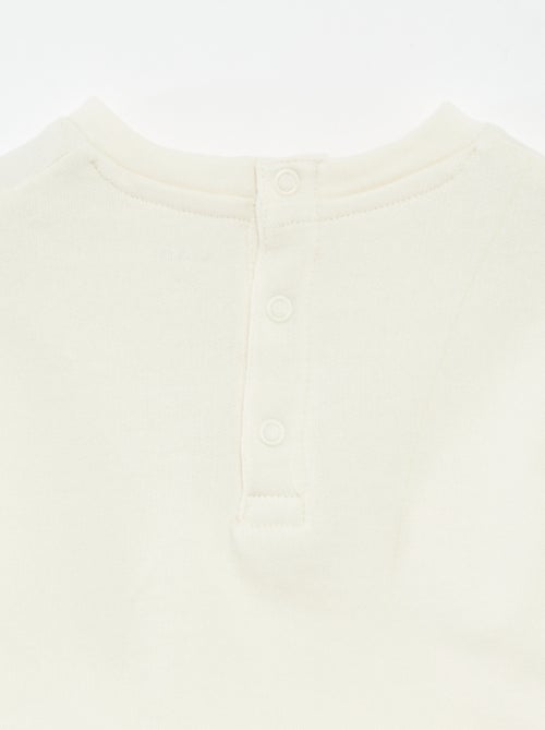 Completo con joggers in tessuto felpato felpa + joggers - 2 pezzi - Kiabi