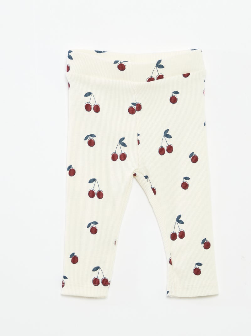 Completo con joggers in tessuto felpato felpa + joggers - 2 pezzi Bianco - Kiabi