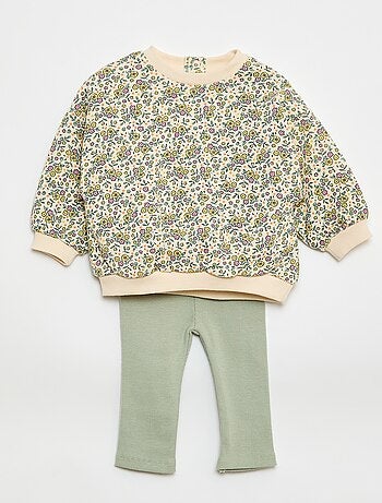 Completo con joggers in tessuto felpato felpa + joggers - 2 pezzi