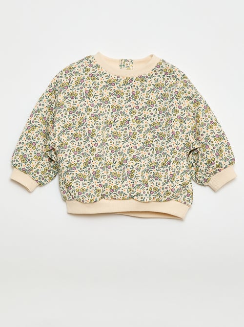 Completo con joggers in tessuto felpato felpa + joggers - 2 pezzi - Kiabi