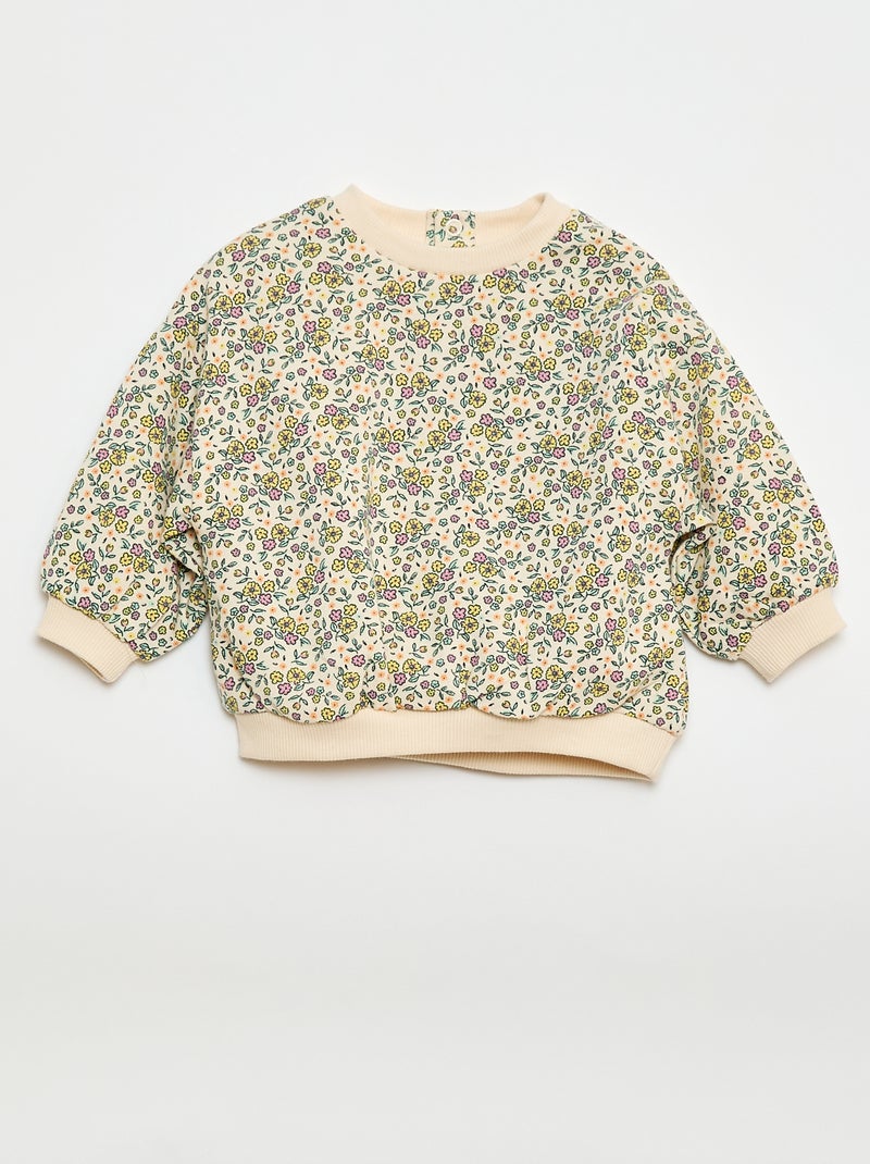 Completo con joggers in tessuto felpato felpa + joggers - 2 pezzi Rosa - Kiabi