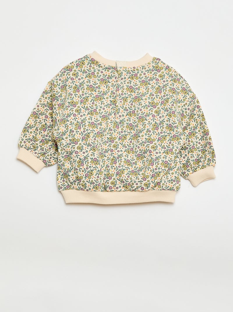 Completo con joggers in tessuto felpato felpa + joggers - 2 pezzi Rosa - Kiabi