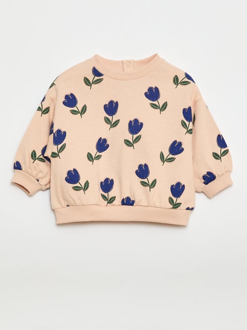 Completo con joggers in tessuto felpato felpa + joggers - 2 pezzi - Kiabi