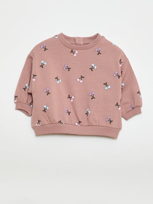 Completo con joggers in tessuto felpato felpa + joggers - 2 pezzi - Kiabi