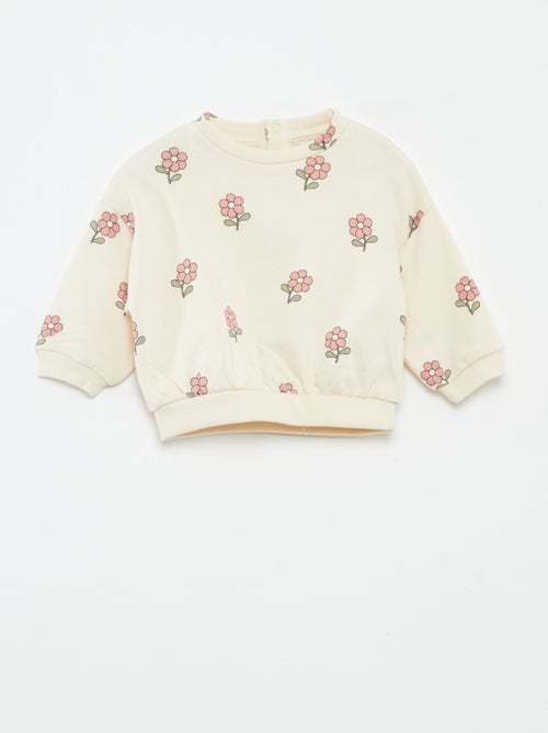 Completo con joggers in tessuto felpato felpa + joggers - 2 pezzi - Kiabi