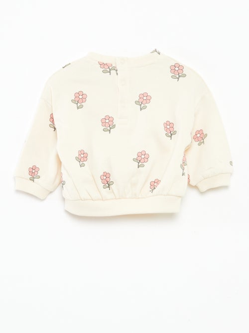 Completo con joggers in tessuto felpato felpa + joggers - 2 pezzi - Kiabi