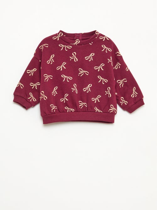 Completo con joggers in tessuto felpato felpa + joggers - 2 pezzi - Kiabi